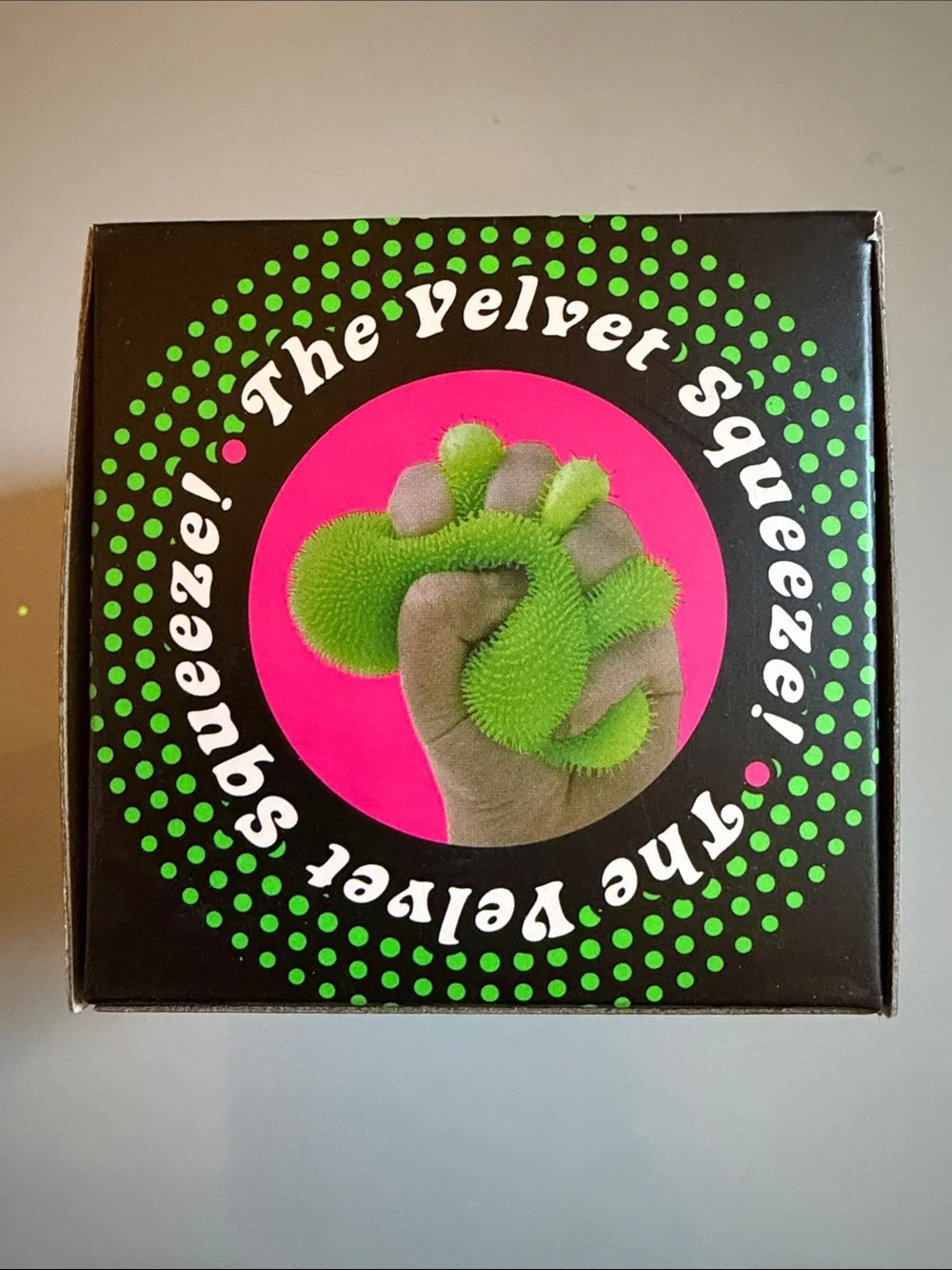 Authentic NEE DOH Fuzz Ball - Green Velvet Squeeze